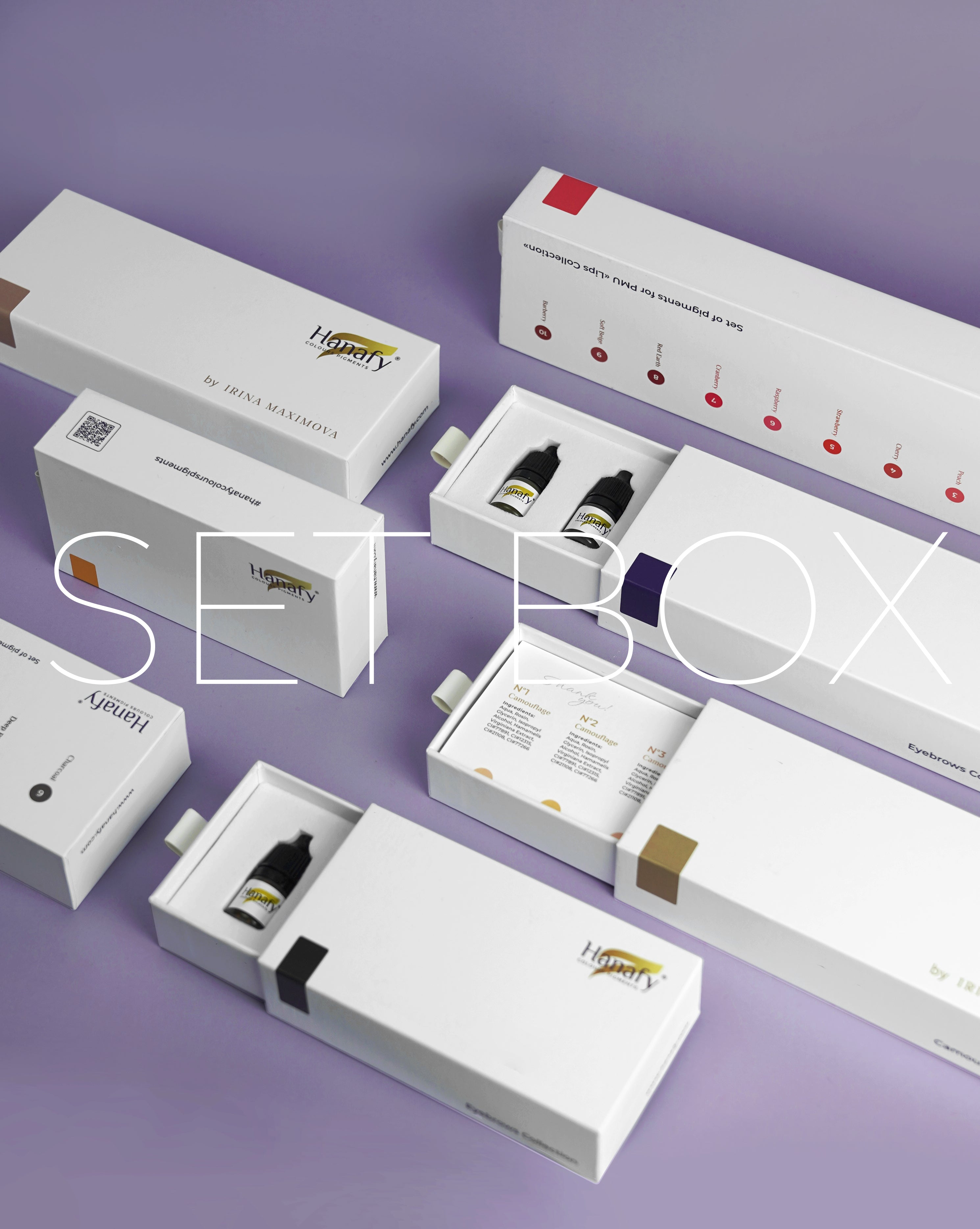 Hanafy Pigment Mini Sets – ID Liner Pro PMU USA