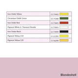 OMG® Pigments by Teryn Darling - Blondeshell CI Numbers