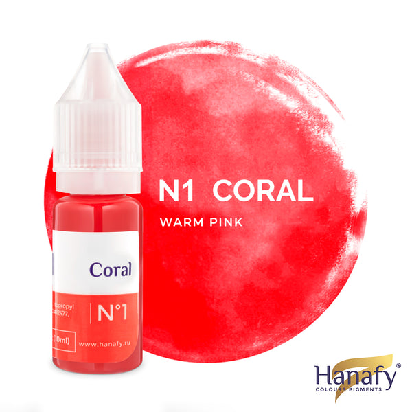 Coral Hanafy Lip Blush Pigment