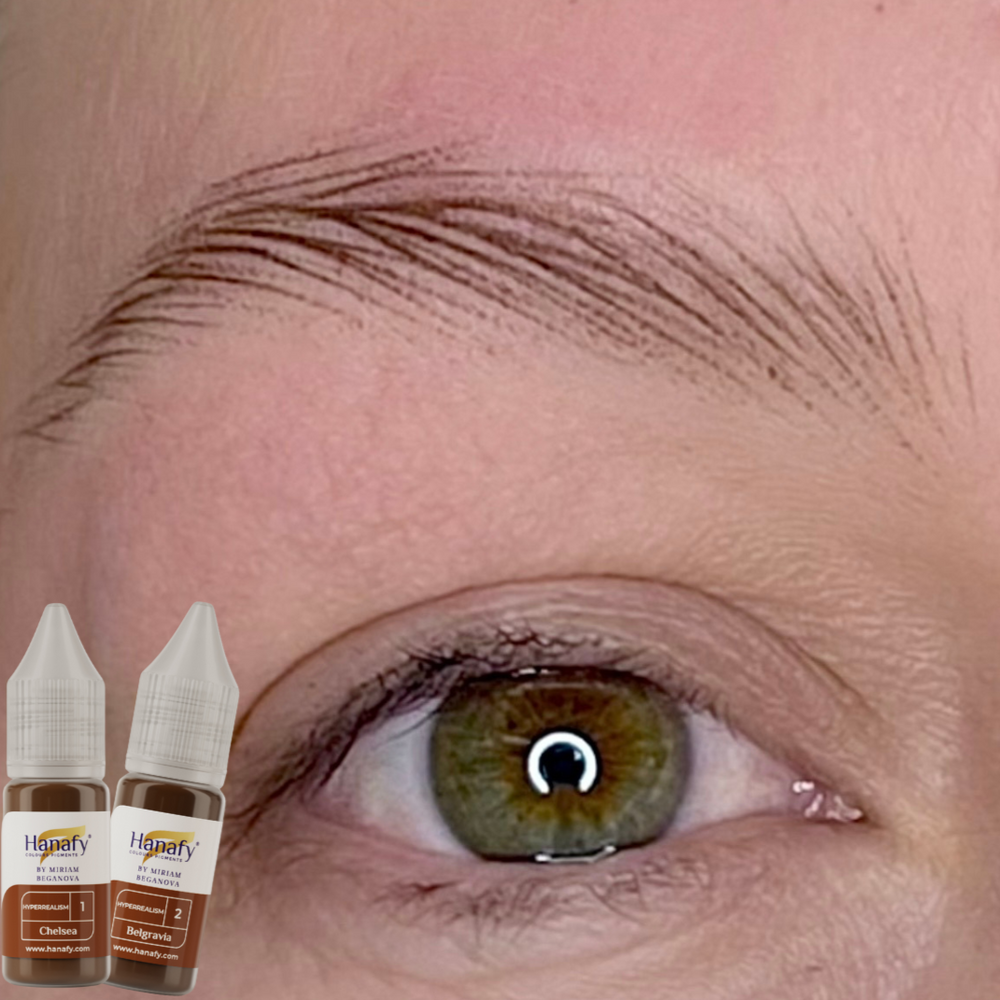 Brow Pigments | Hanafy - Hyperrealism 10ml Set – ID Liner Pro PMU USA