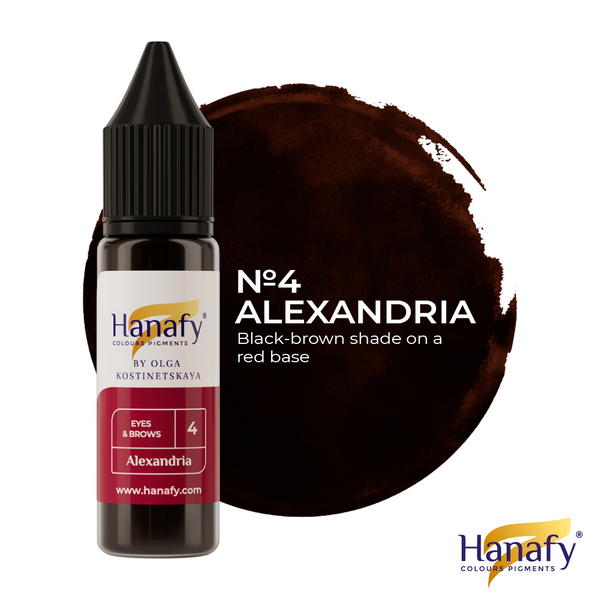 Hanafy by Olga Kostinetskaya Alexandria No.4 Eyes&Brows Pigment