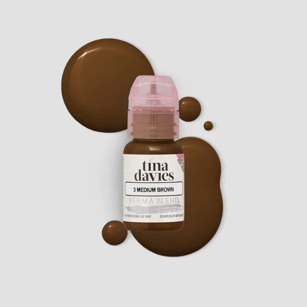 I Love Ink Brow Pigments | Tina Davies I Love Ink by Perma Blend - Medium Brown ...