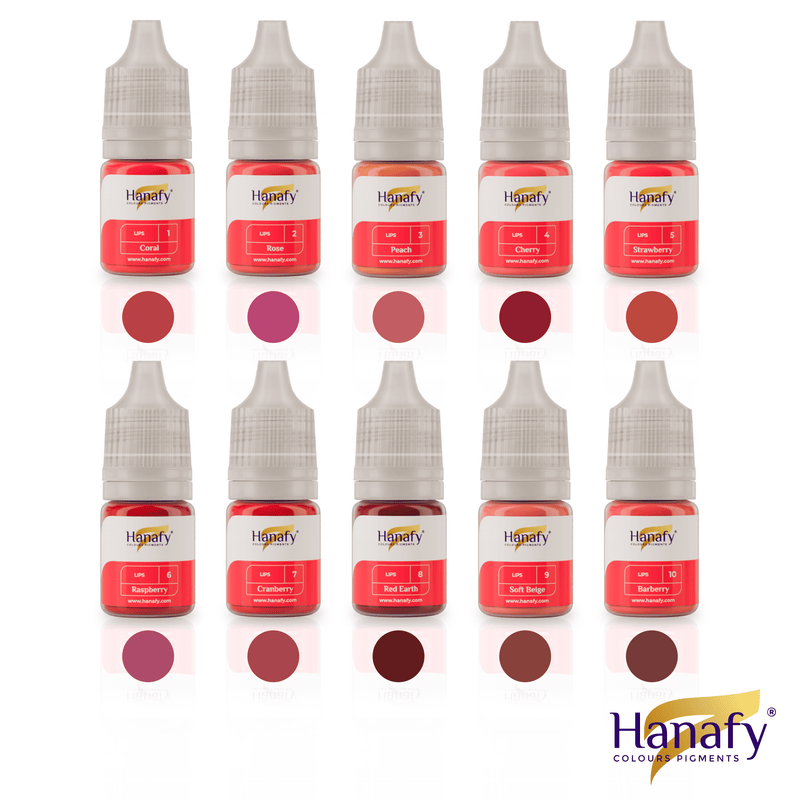 Lip Blush Pigments | Hanafy - 5ml Mini Set