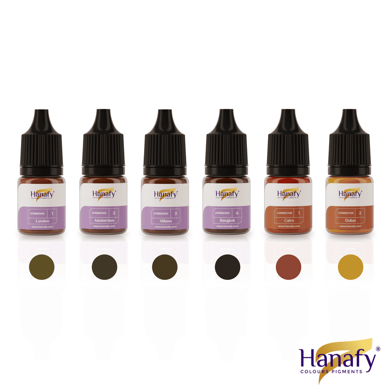 Hanafy Mineral Pigments 5ml Mini Set