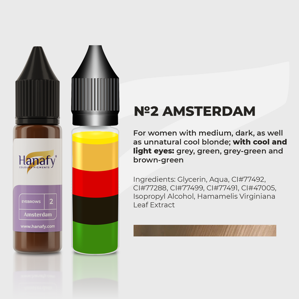 Brow Pigments | Hanafy Mineral Line - Amsterdam No.2