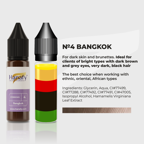 Brow Pigments | Hanafy Mineral Line - Bangkok No.4