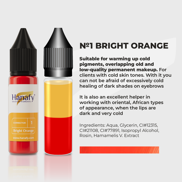 Colour Correcting Pigment. Hanafy Pigments. Cover PMU