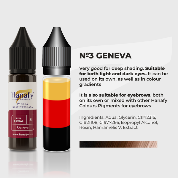 Hanafy Geneva No.3 Eyes&Brows pigment