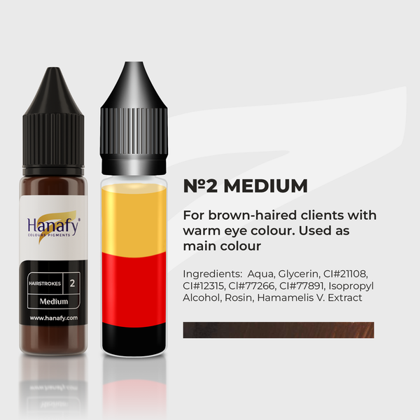 Medium Hanafy Eyebrow Pigments