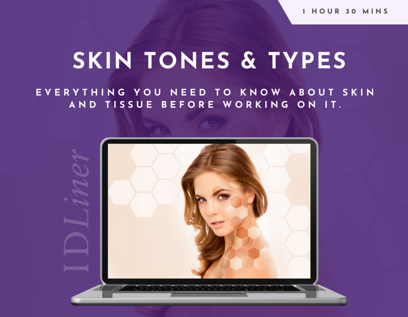 Skin Tones and Types Online PMU Training ID Liner Pro PMU USA Skin Tones and Types Online PMU Training ID Liner Pro PMU USA